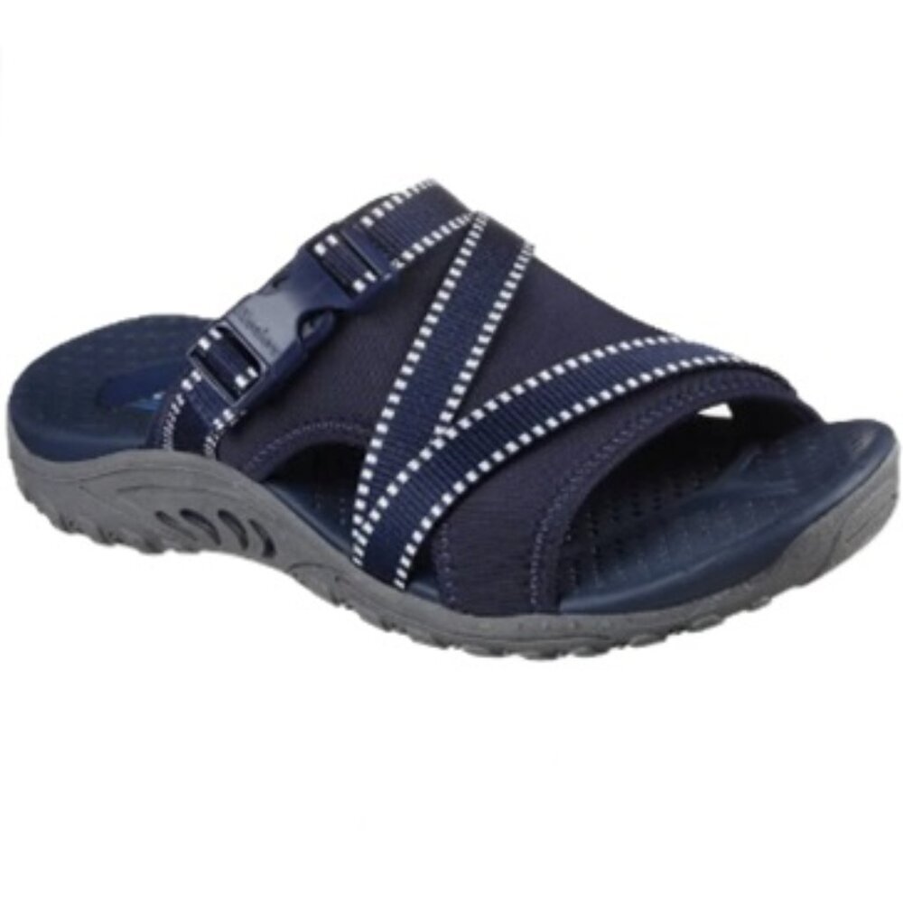 New - Skechers Women's Reggae Perfect Planning Sandal Navy